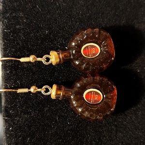 Crown Royal type bottle Earrings